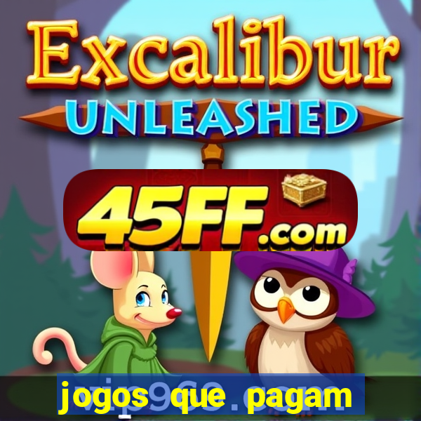 jogos que pagam dinheiro de verdade no pix